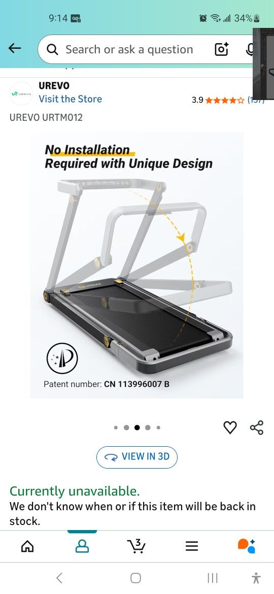 Urevo Treadmill and Walking Pad - Great Condition