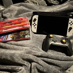 Switch Console And Pro  Controller With Games 