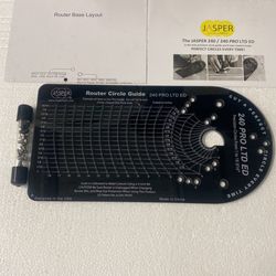 Jasper 240 PRO LTD ED router circle guide,