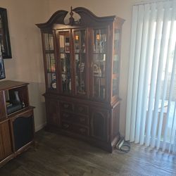 Vintage China Cabinet 