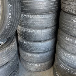 225/65/17 Used Tires