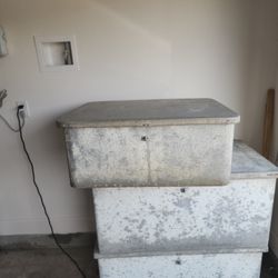 Small 29 X 22 X 11.5 Inches Stainless Steel Box Was From My Old Boat 