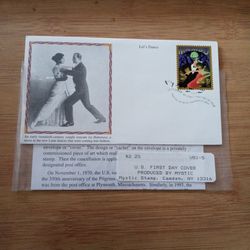 Let's Dance Stamp First Day Cover