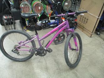 Used Specialized HotRock 24" 7 speed Purple Bicycle