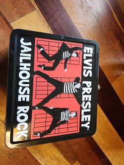 Elvis Presley Jailhouse Rock tin lunch box