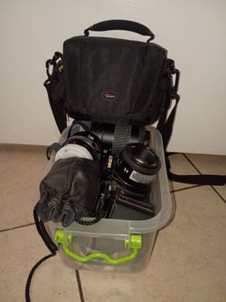 2 cameras and a camcorder