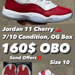Jordan 11 Cherry Sz 10