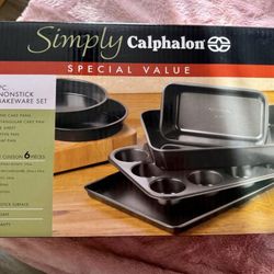 Simply Calphalin 6 nonstick bakeware set