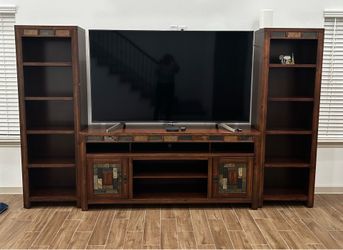 Barlett ll cherry 4pc wall unit