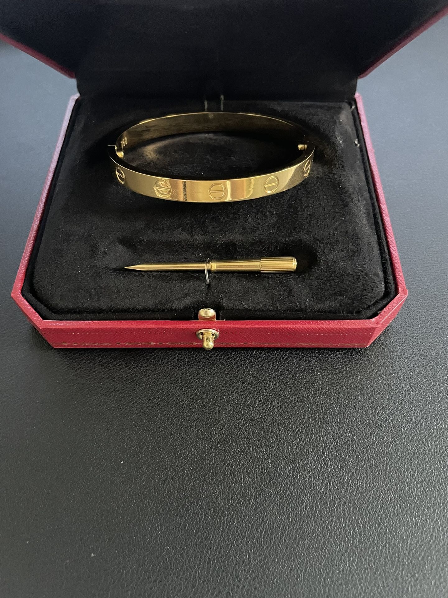Gold Love Bracelet 18 Cm
