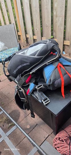 BASE/Skydiving Gear Lot – Canopies, Container, Helmet, Wingsuit, Jumpsuit, North Face Backpack + Brand New Ropes