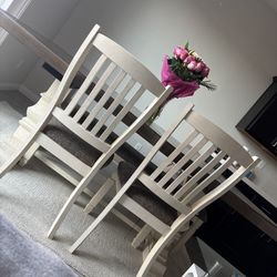 Dining Table 5 Chairs With a Bench