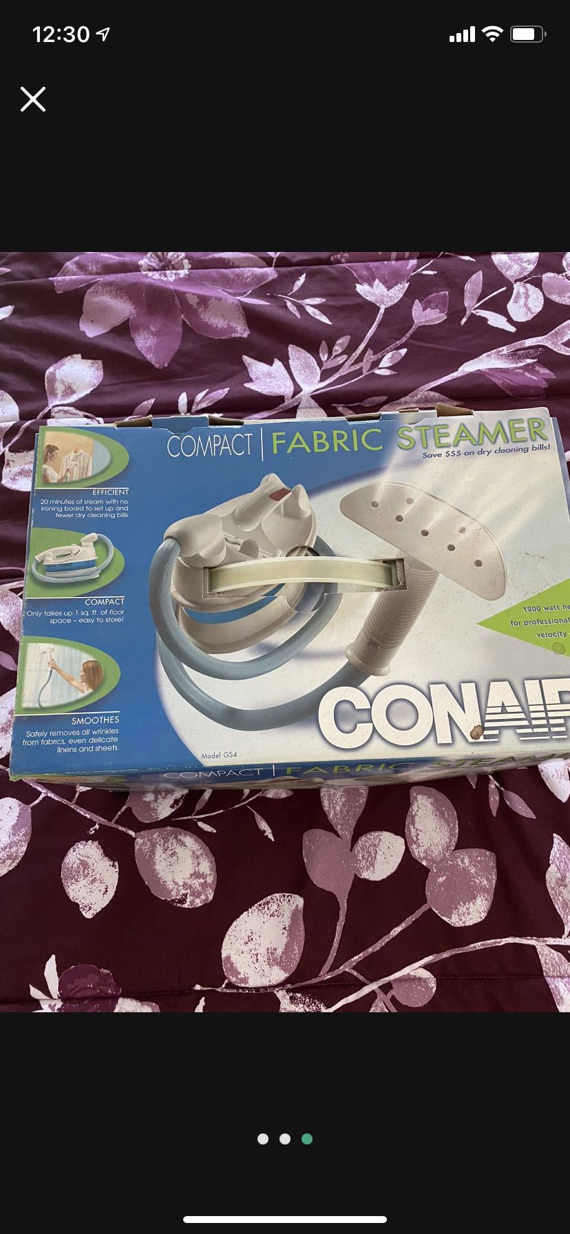 Steamer ( Curtain ,Coat,Jackets ,Dress)