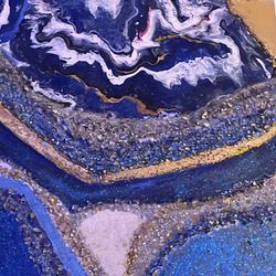 Xl Resin Pour With Glass And Jewels 