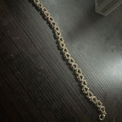 heart gold bracelet 
