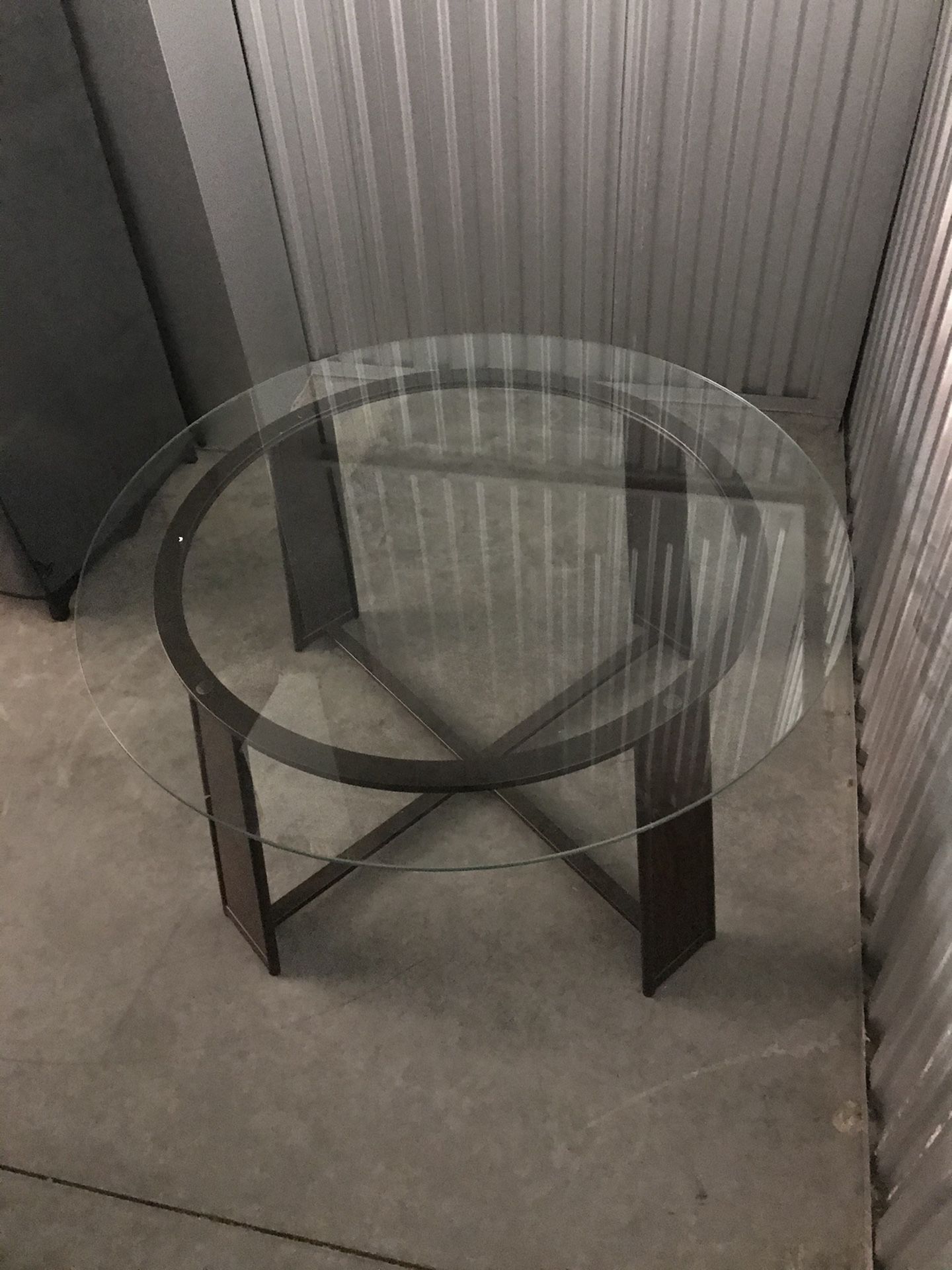 Living room round glass Coffee Table