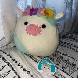 Squishmallows Belana the Cow 8" Stuffed Plush