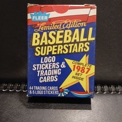 1987 Fleer Limited Edition "Baseball Superstars "