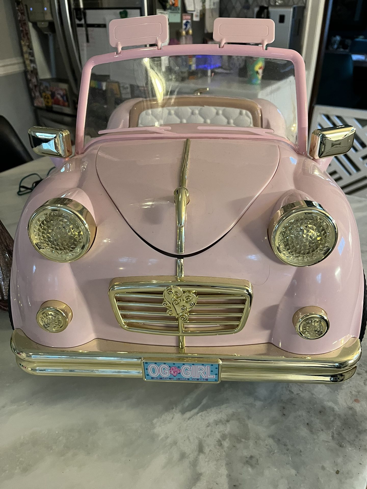 Our Generation Pink Convertible Car For American Girl Dolls