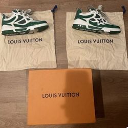 Louis Vuitton Skates Green LV 9 (US 10) W Receipt