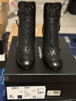 Authentic Chanel Short Boots - 38