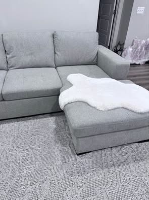 3-Piece Sleeper Sectional in Popstitch Dove