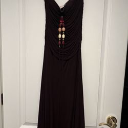 Michael Kors Dress Strapless Brown Size XS