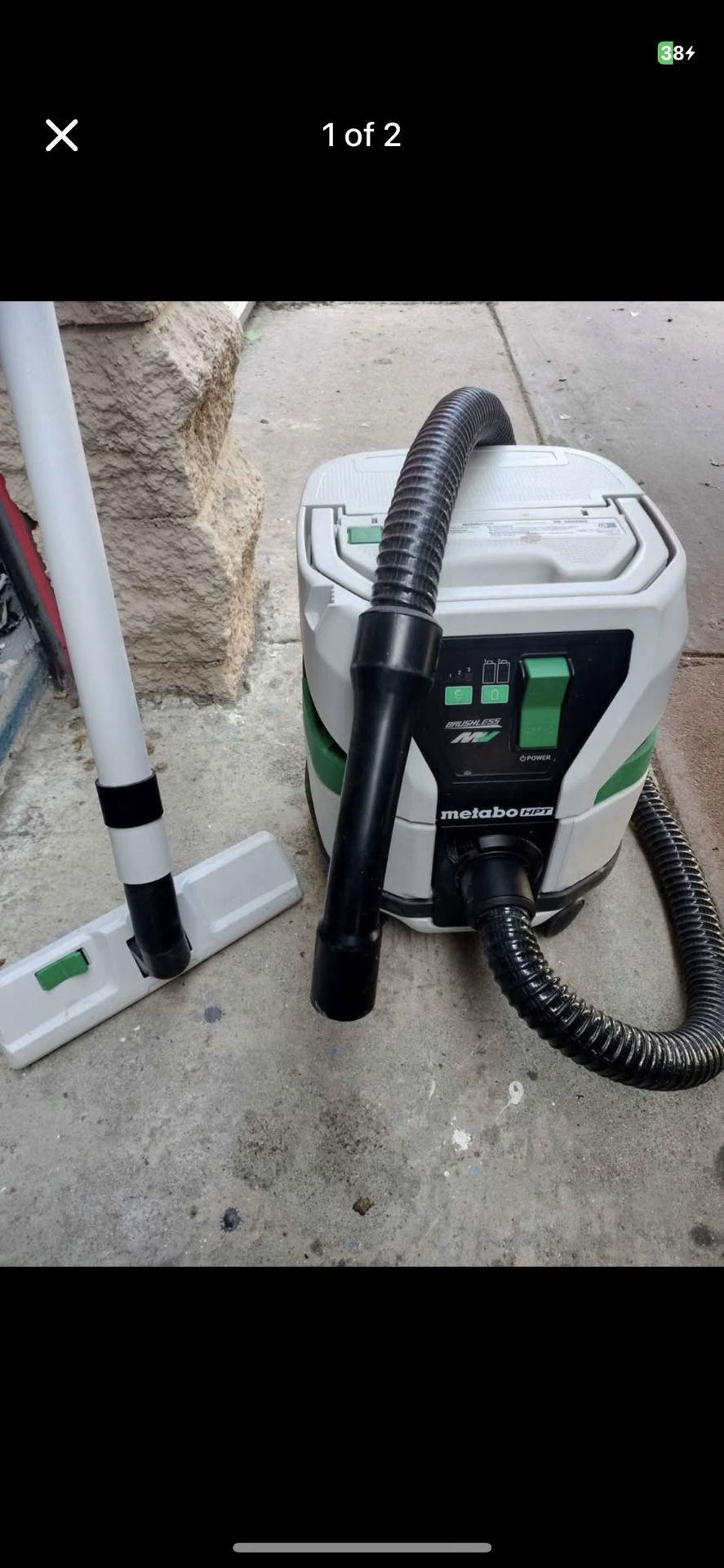Metabo HPT 36V MultiVolt Wet/Dry Shop Vac Shopvac Vacuum RP3608DAQ4M