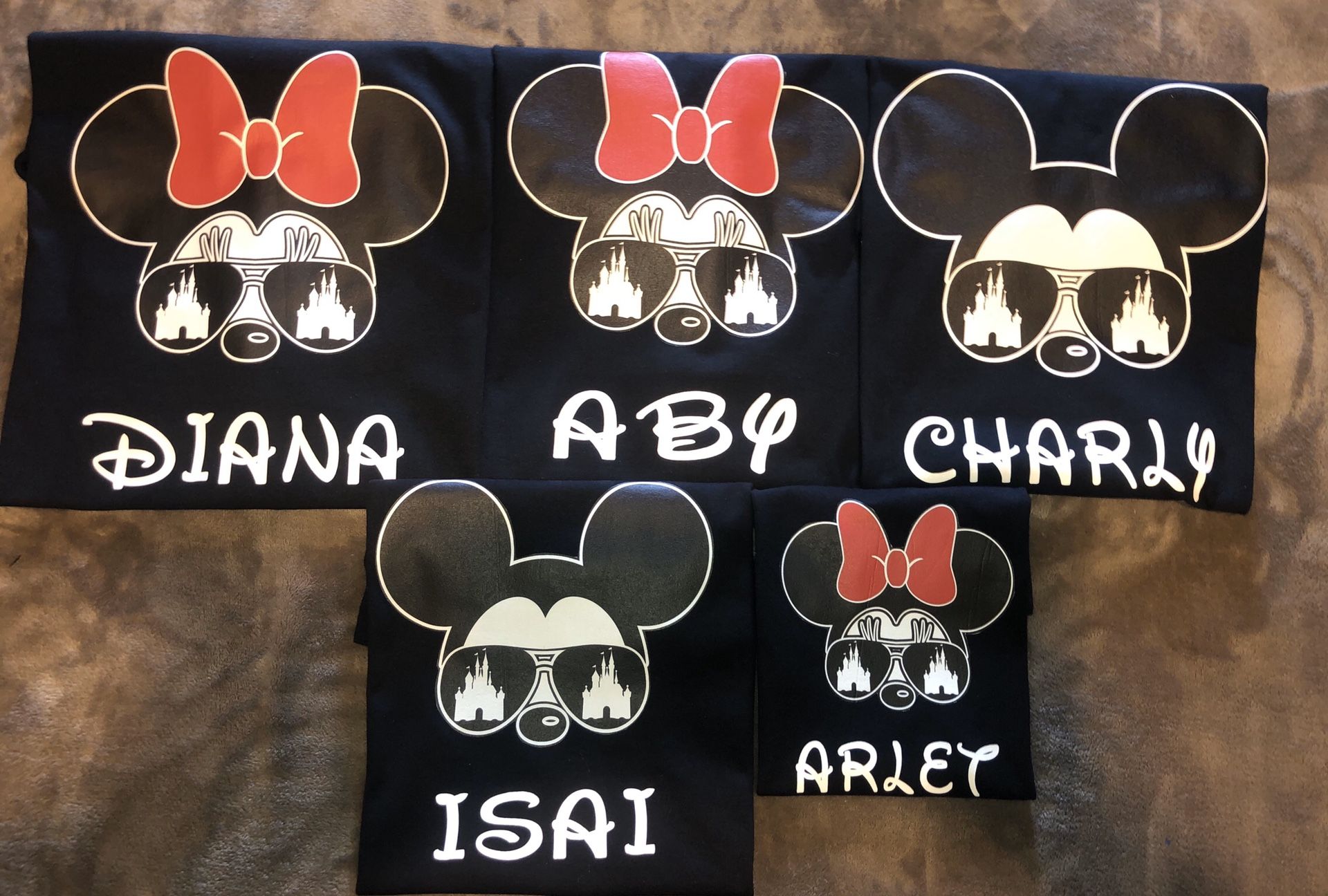 Disney, Party family birthday vacation matching shirts