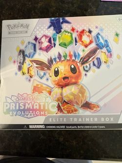 Pokémon Scarlet & Violet Prismatic Evolutions Elite Trainer Box