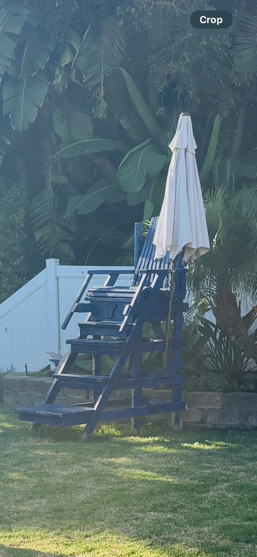Lifeguard Chair (wood) XL- For Yard, Pool Or Beach - WOW