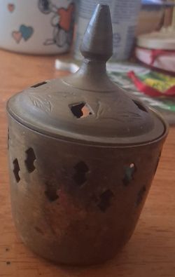vintage Brass Incense Burner