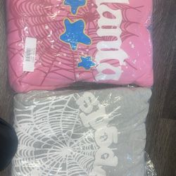 2 Small Sp5der Hoodies