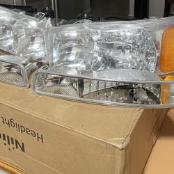 GMC Sierra Headlights 