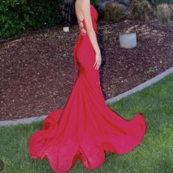 Jessica Angel Red Evening Dress