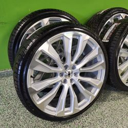 New 26 Inch Newer Model Gm Wheels With Lexani Tires 6 Lug Gm