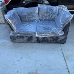 Dark Gray Sofa Dark Gray Couch Beige Sofa Couch Brand New Living Room Furniture 🆕🚛🚎