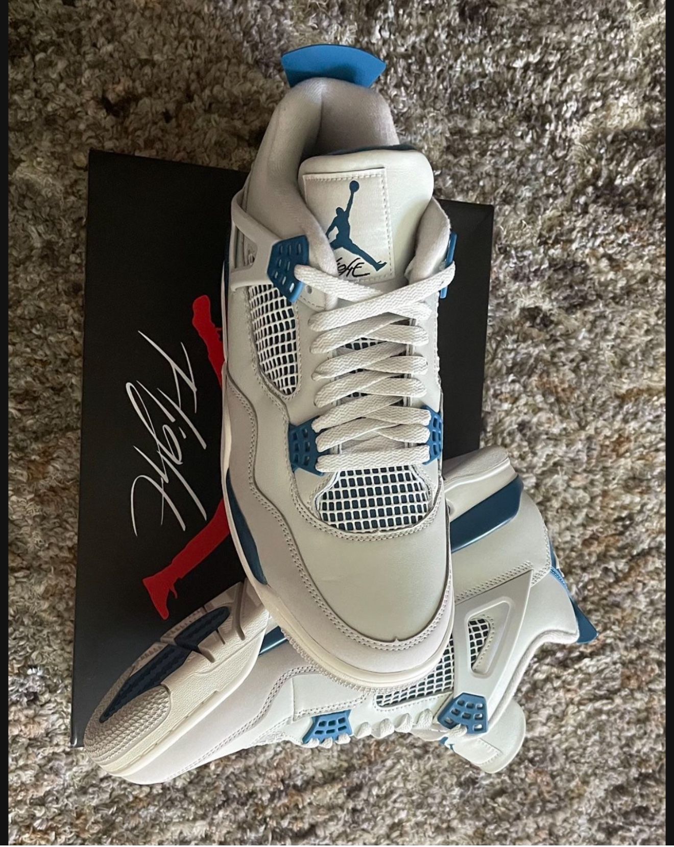 Jordan 4 Military Blue Size 10.5 DS NO TRADES I