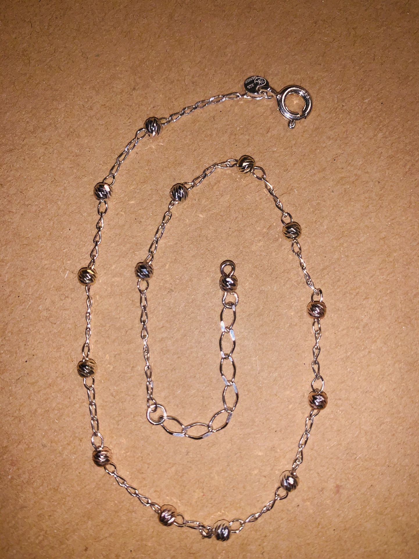 Pulsera Tobillera Plata 925