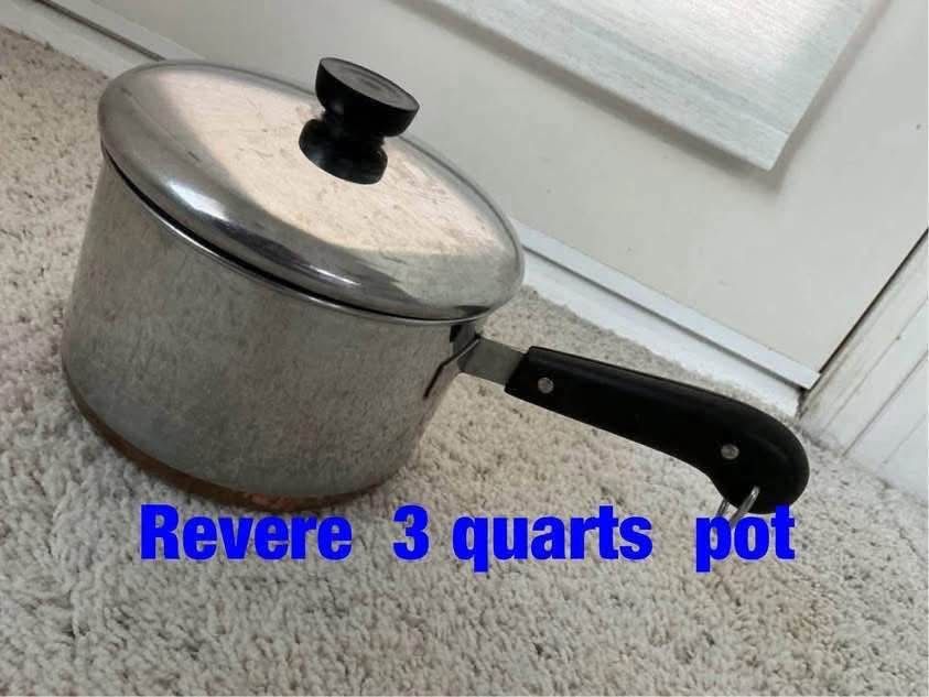 Revere  3 qts.  pot  -  $15