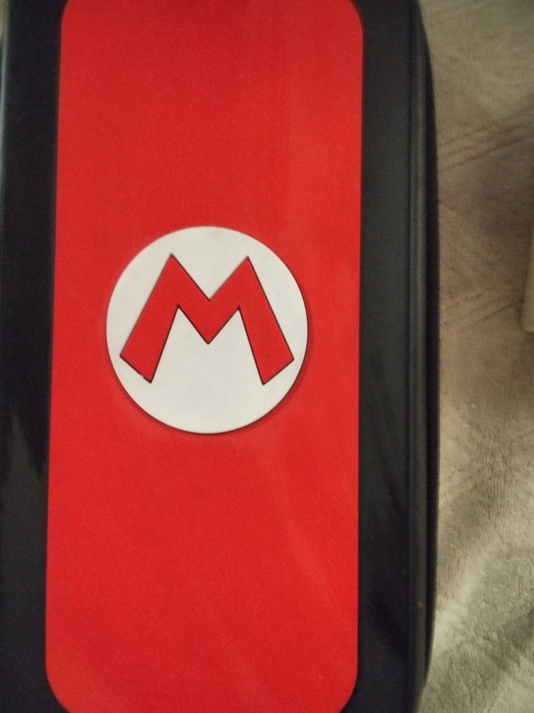 Nintendo Switch Dock And Super Mario Carrying Case