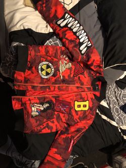 Black pyramid bomber jacket