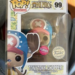 Tony Tony Chopper Flocked Funko Pop
