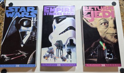 Star Wars vintage VHS collection