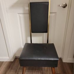 Vintage Mad Men MCM Gentleman's Dressing Chair 