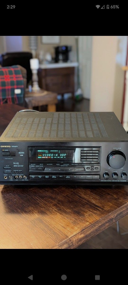 Rare Onkyo A/V Stereo Receiver TX-DS 838 High End  With Remote 