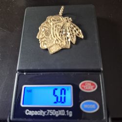 14 K Blackhawks & Chicago Bulls Pendant 