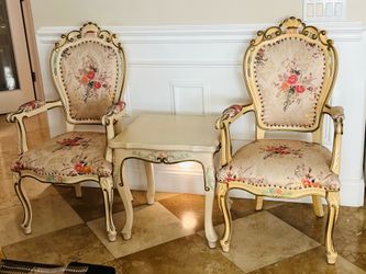 Vintage chair and table set