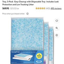 Brand new PetSafe 3 Pack Liter Trays 