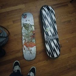 Two Skateboard Decks